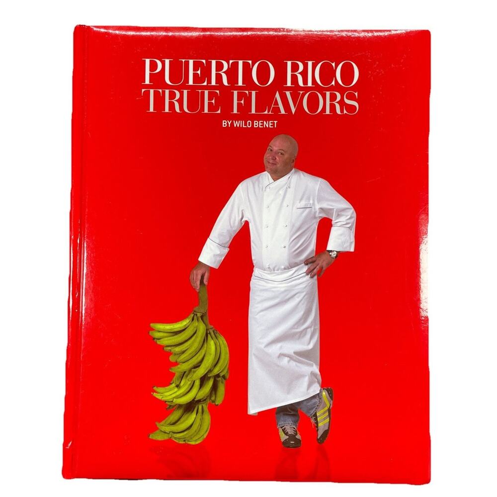 Puerto Rico True Flavors Chef Wilo Benet‎ award-winning chef SIGNED-GOOD